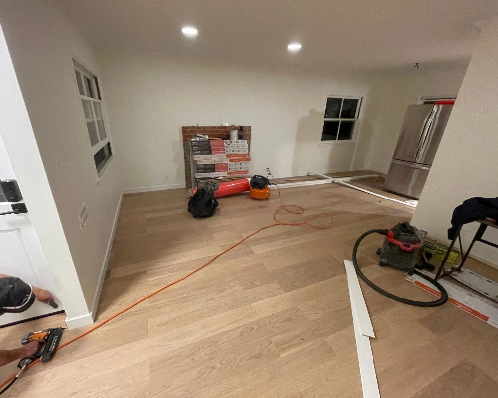 Cali Shine Expert Demolition in Los Angeles. A powerful shot of heavy machinery safely and efficiently carrying out a controlled structural or interior demolition project in a Southern California setting.